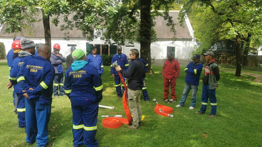 Fire fighting training image